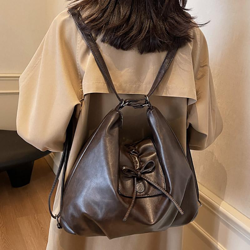 Retro Large Capaci Women's oulder Bag Crossbody Bag Commuter Single oulder Tote Bag Multifunctional Women's Backpack 2026 New