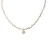 2024 Vintage Double-Layer Pearl Necklace with Heart Pendant