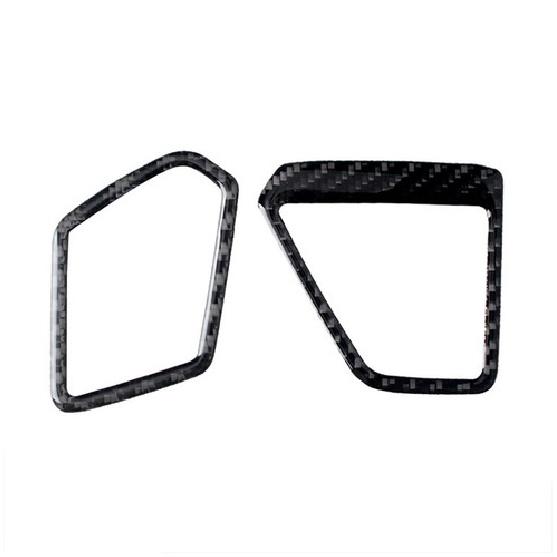 2pcs Carbon Fiber Car Front Side Air Vent Outlet Sticker For BMW 3 G20 -