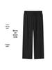 Women's Plus Velvet Wide-Leg Pants: Autumn/Winter Cotton Drape, Thick, Straight-Leg for Middle-Aged & Elderly