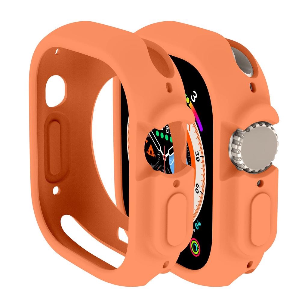 Cover for Apple Watch Ultra3 2 49mm Case All-Round Shockproof TPU Protective Silicone Bumper Scratch-Resistant iwatch ultra 3 49
