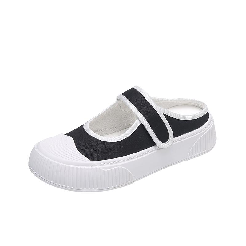 Nová Móda Letní Poloviční Péče Bílé Boty Prodyšné Ležérní Dámské Boty Pohodlné Prodyšné Přenosné Dámské Pantofle