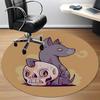 1pc Sugar Skulls Office Round Area Rug,  Mat Suitable For Office, Under Office Chairs Bedroom Living Room Home Decor, Room Deco