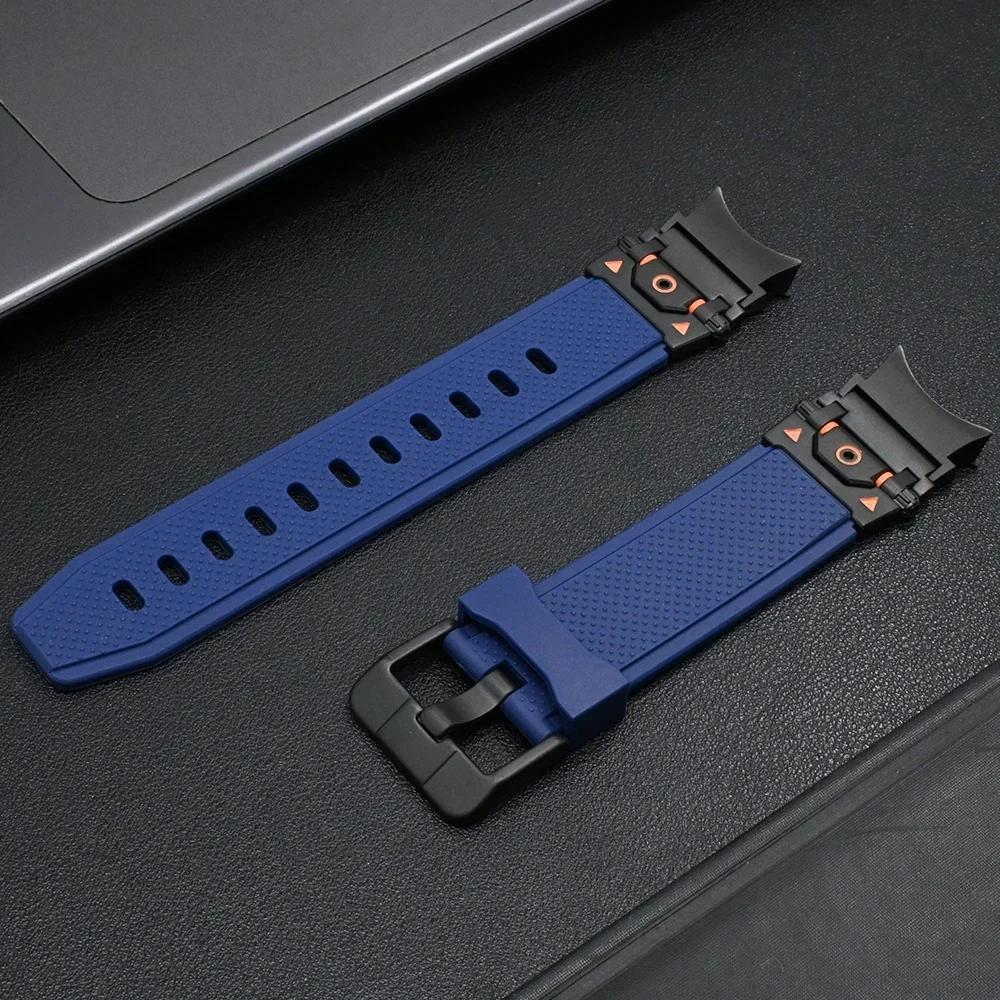 

NO Gaps Band for Samsung Galaxy Watch 7/FE/5 Pro/6/4 Classic 44mm 40mm Silicone Sport Belt Bracelet Correa Galaxy Watch 7 Strap Galaxy4 Classic 42mm