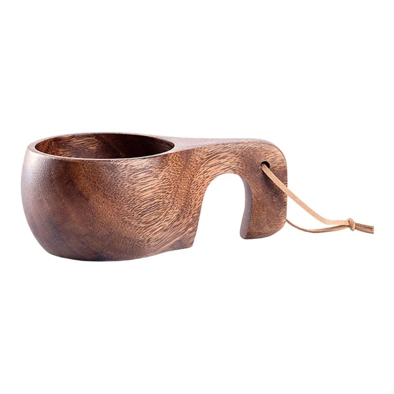 Kaffeelöffel aus Naturholz/Kaffeebrühbecher mit präziser Messung für gleichmäßiges Brühen und natürliche Holzmaserung