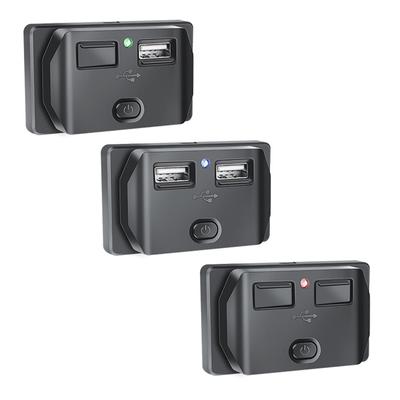 3.1A Çift USB Bağlantı Noktası Çıkış Soketi Araç Şarj Montaj Paneli 12-24 V Otobüs Tekne Otomotiv Deniz Kamyon Golf Arabası