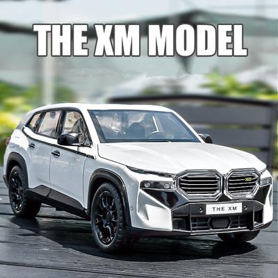 1:24 Le Xm Suv Voiture de Sport en Alliage Modèle Voiture Jouet en Métal Moulé Sous Pression Véhicules Modèle Simulation Son et Lumière Collection Cadeau pour Enfants