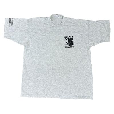 Fruit Of The Loom Best Single Stitch T-shirt USA 90s Graphic Print Grey Mens
