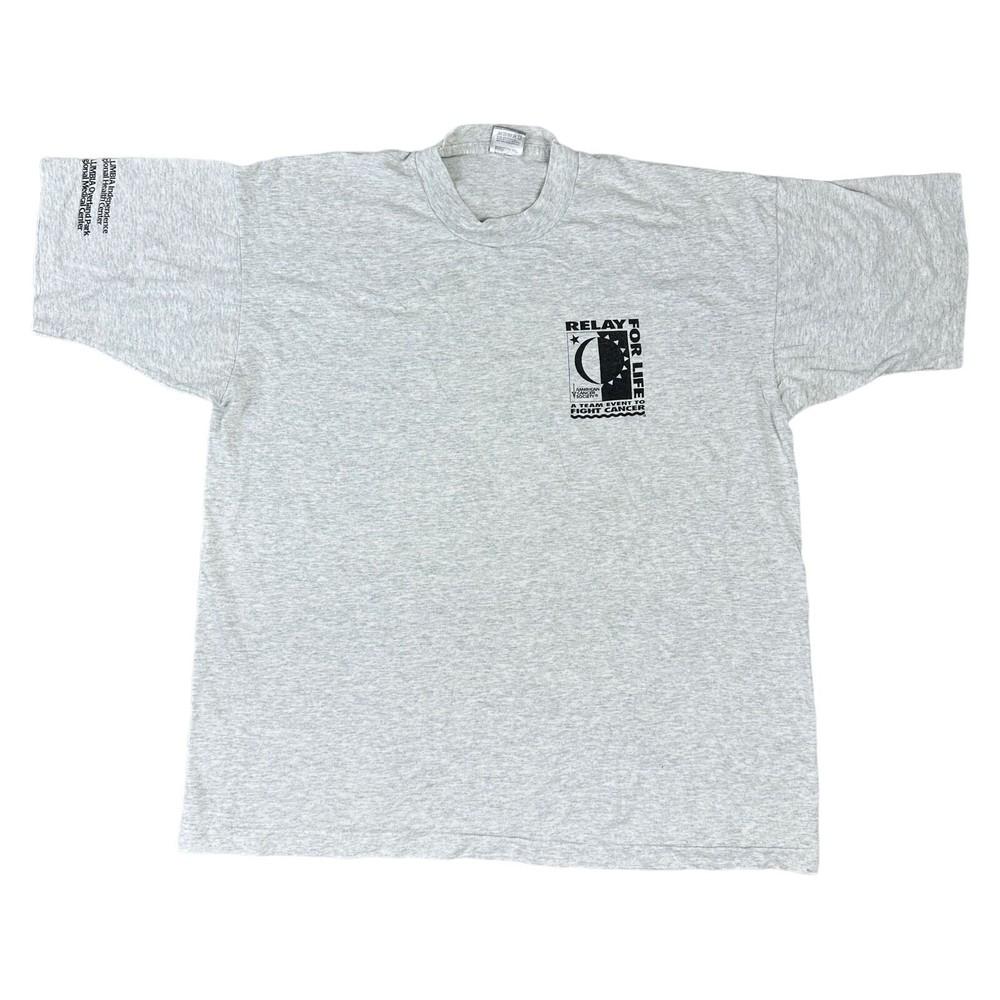 

Fruit Of The Loom Best Single Stitch T-shirt USA 90s Graphic Print Grey Mens 2XL