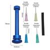 Paste saldanti Flux Mate Booster Plunger Dispenser Tool Lega di alluminio Siringhe manuali Paste saldanti Strumenti di propulsione