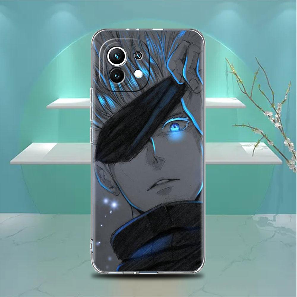 Przezroczyste Etui Do Xiaomi Mi Poco X3 NFC M3 Pro F3 F1 11 Lite 12 Note 10 11T 9T Przezroczysta Osłona Telefonu Jujutsu Kaisen