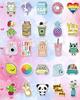 100Pcs Small Fresh Stickers Ins Wind Vsco Luggage Water Cup Refrigerator Scooter Waterproof Decorative Stickers