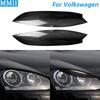 For Volkswagen Golf 5 Jetta R32 MK5 Sagitar 2006-2011 Real Dry Carbon Fiber Front Headlight Eyelid Eyebrow Cover Car Accessories