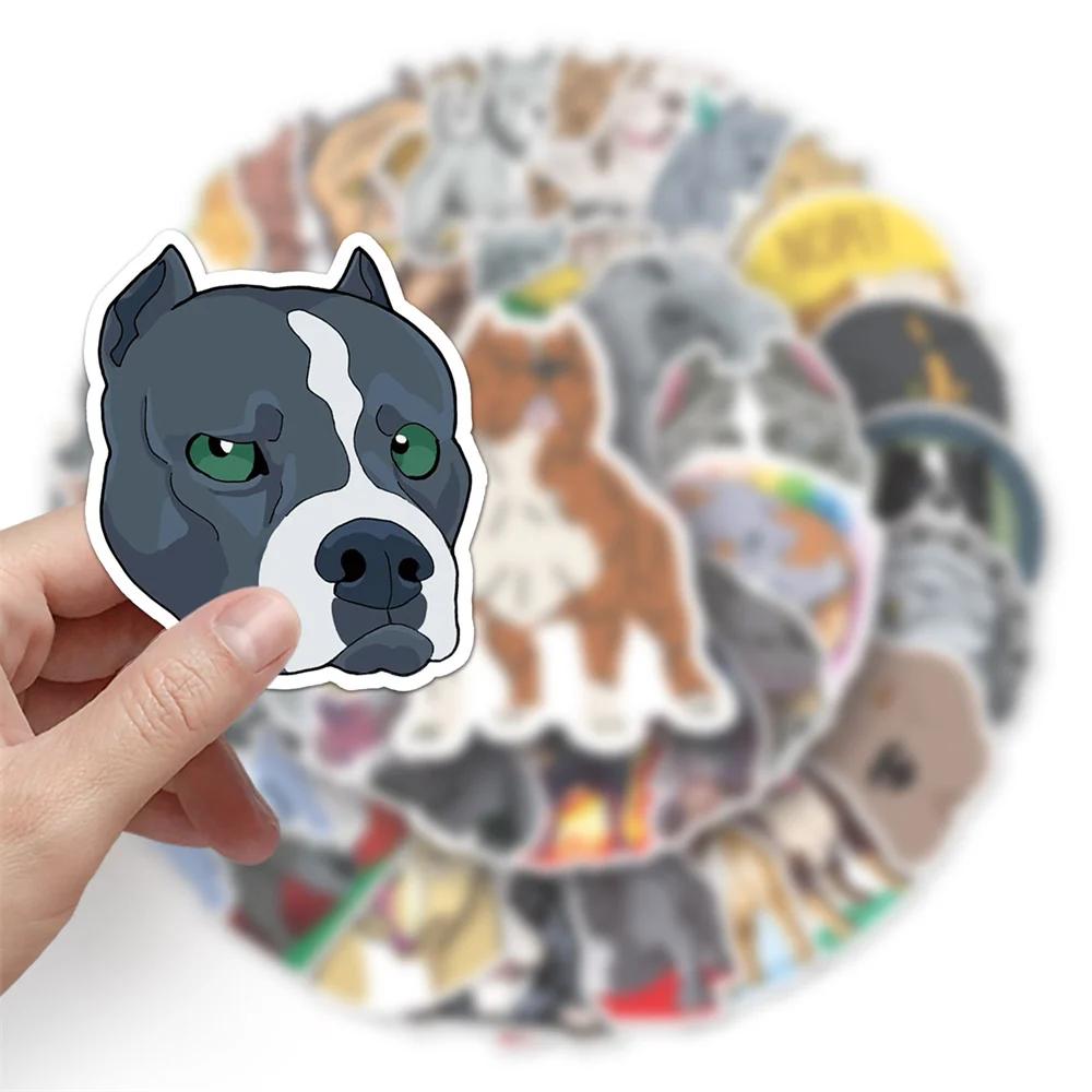 50PCS Bully Dog Graffiti Waterproof Sticker Personality Creative Decoration Trend DIY Refrigerator Helmet Guitar