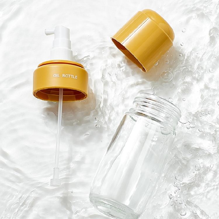 Lebensmittelechte Öl-Sprühflasche mit verstellbarer Düse für Heißluftfritteusen-Gebrauch, auslaufsicherer Öl-Zerstäuber-Spender, Küchenwerkzeug