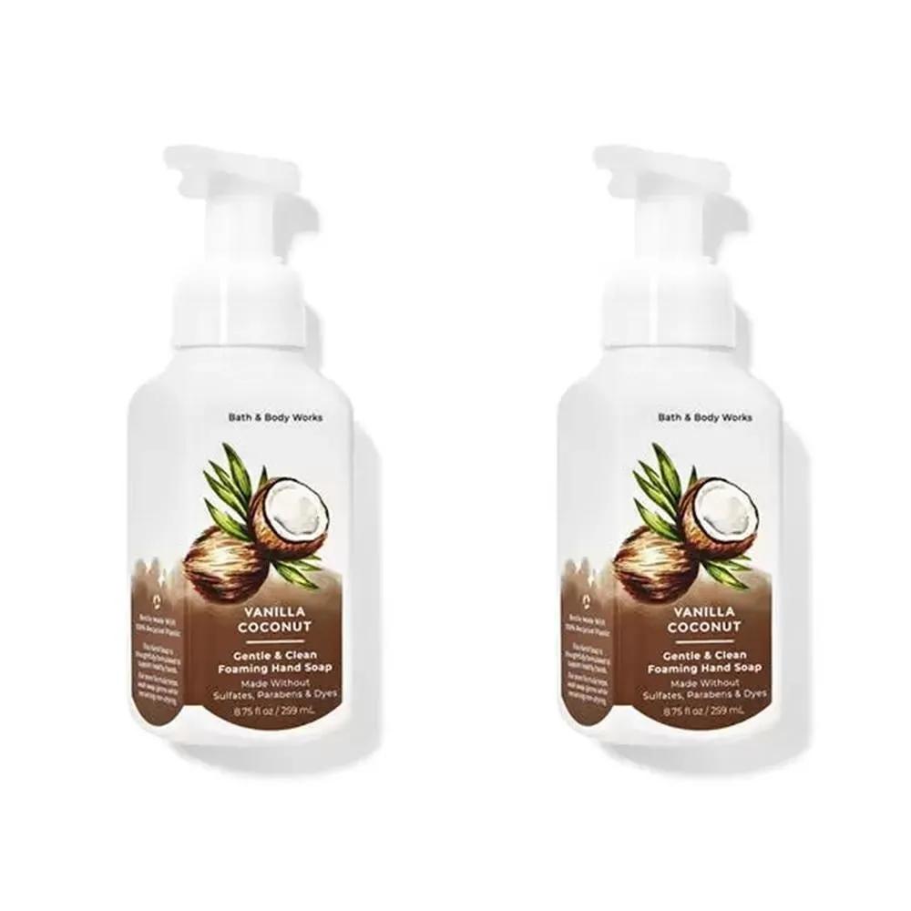 BBW Bath & Body Works Ваниль и Кокос Пенообразное Мыло для Рук 259 мл 2 шт.
