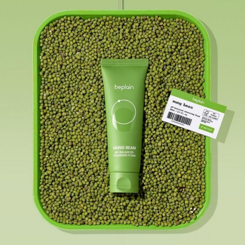 beplain Mung Bean pH-Balanced Cleansing Foam 160ml/320ml