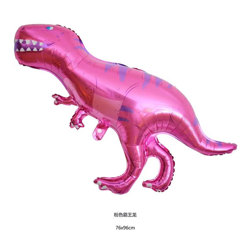 5pcs Dinosaur Aluminum Film Balloon, Triceratops Tyrannosaurus Rex Dinosaur Theme Party Decorative Balloon