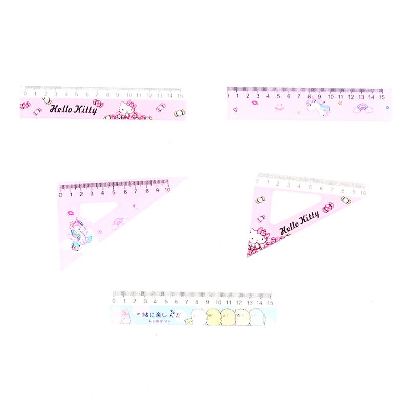 4Pcs/Set 1:12 Dollhouse Simulation Learning Ruler Model Dollhouse Learning Props