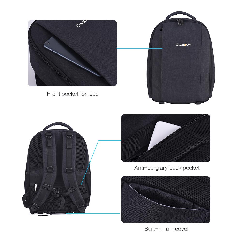 CADeN D10s Backpack Bag Waterproof Shockproof for Mirrorless Camera Lens Tripod