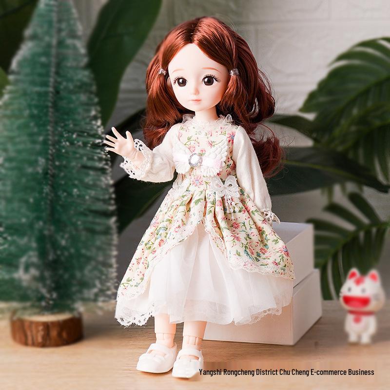 

Набор кукол-принцесс для переодевания 30 см - Идеальная игрушка для девочек на день рождения Plastic Bag