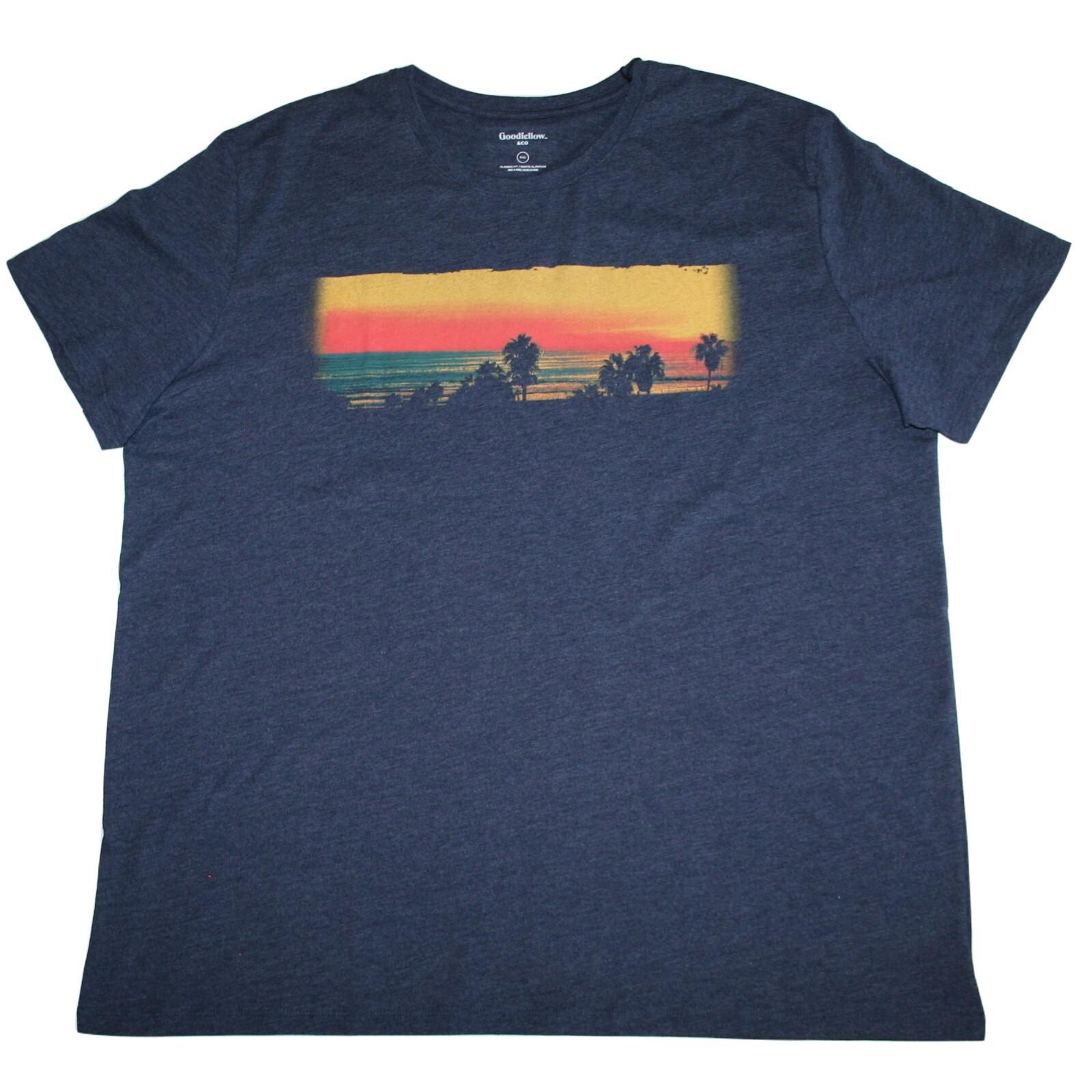 Goodie Fellow Palm BeachTree Sunset Men s T- Shirt NWT S