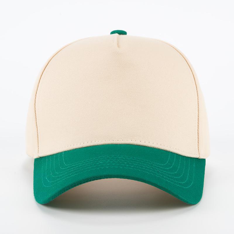 Frisch Latest Brandneu Frühling/Sommer Fünfteilig Patchwork Farbe Baseballkappe Trendig Modischer Stil Outdoor Sonnenhut Bowlerhut
