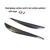 Real Carbon Fiber Car Headlight Eyelid Cover for Honda FIT Jazz 2001 - 2007 GD3 Front Lamp Eyebrows Decorative Sticker GD1