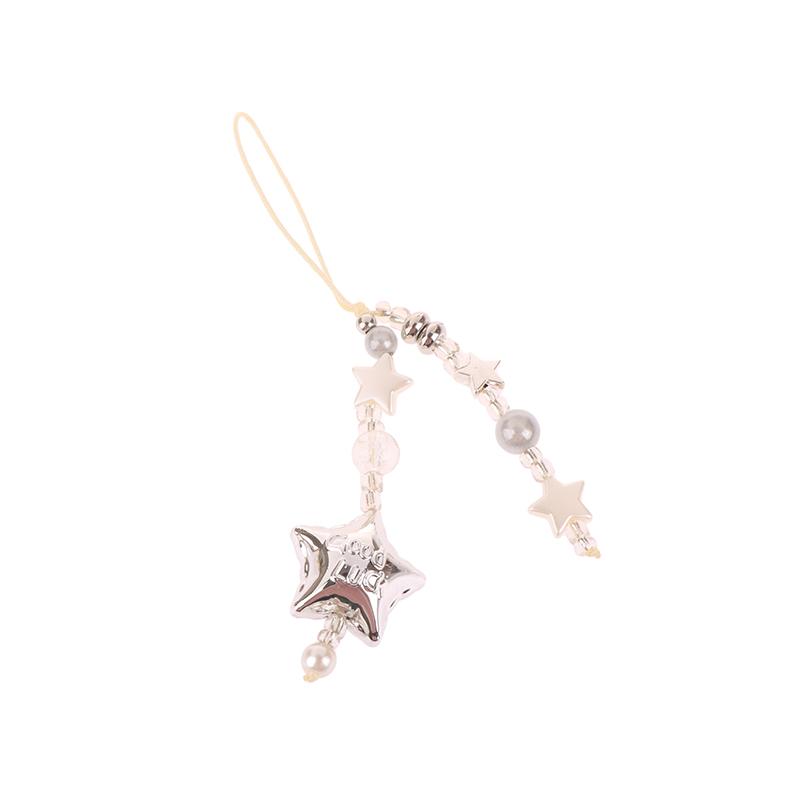 

3D Звезда Цепочка для мобильного телефона Брелок для телефона Подвеска для сотового телефона Ремешок для камеры Цепочки для наушников Bluetooth Украшения Сумки Декор Подарки