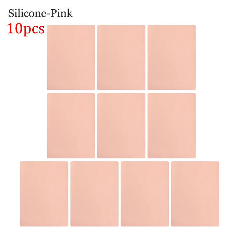 10/1Pcs Silicone Tattoo Practice Skin Blank Microblading Eyebrow Fake Skin Double-Sided for Permanent Tattoo Makeup Tools