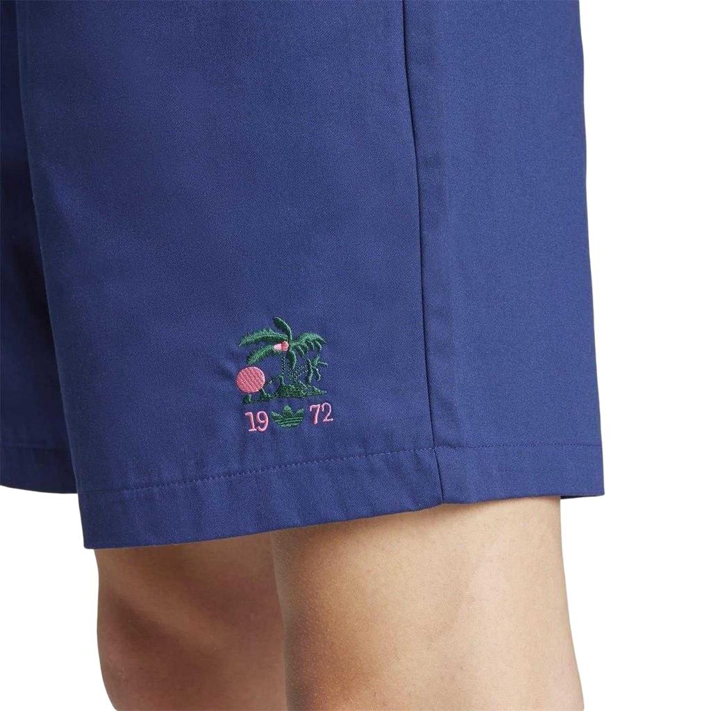 Adidas Mens Originals Fleece Embroidered Logo Goalkeeper Shorts