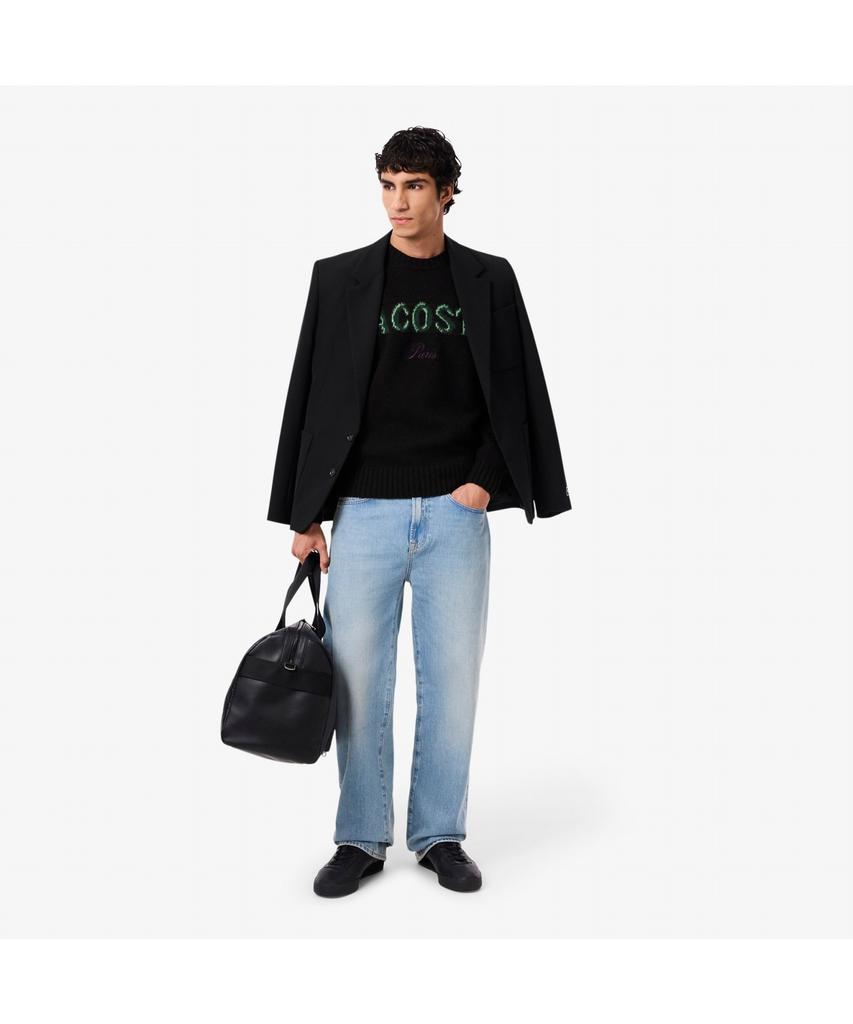 LACOSTE Men'S Holiday Crewneck Sweater Ah5202-55N Xiy