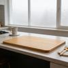 Solid Wood Rectangle Table Top Replacement 19.7x11.8 Inch for Coffee Table Living Room Office Kitchen Small Space Rustic Natural