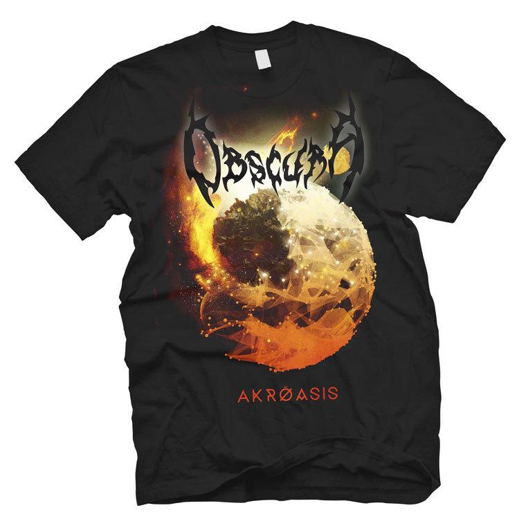 

OBSCURA Akroasis T-Shirt NEW! Relapse Records TS4423 Unisex T-Shirt S