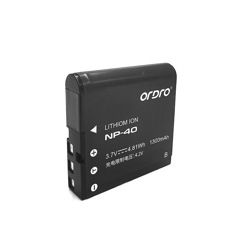 Комплект аккумулятора и зарядного устройства ORDRO NP-40 для видеокамеры