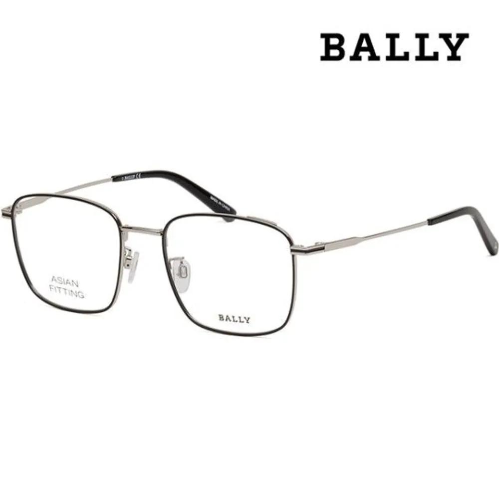 [Bally] Eyeglass Frames BY5039D 005 Lightweight Square Metal Frames