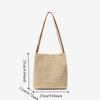 Summer Straw Weave Bag Beach Women's Tote Bag New Straw Shoulder Bag  Travel