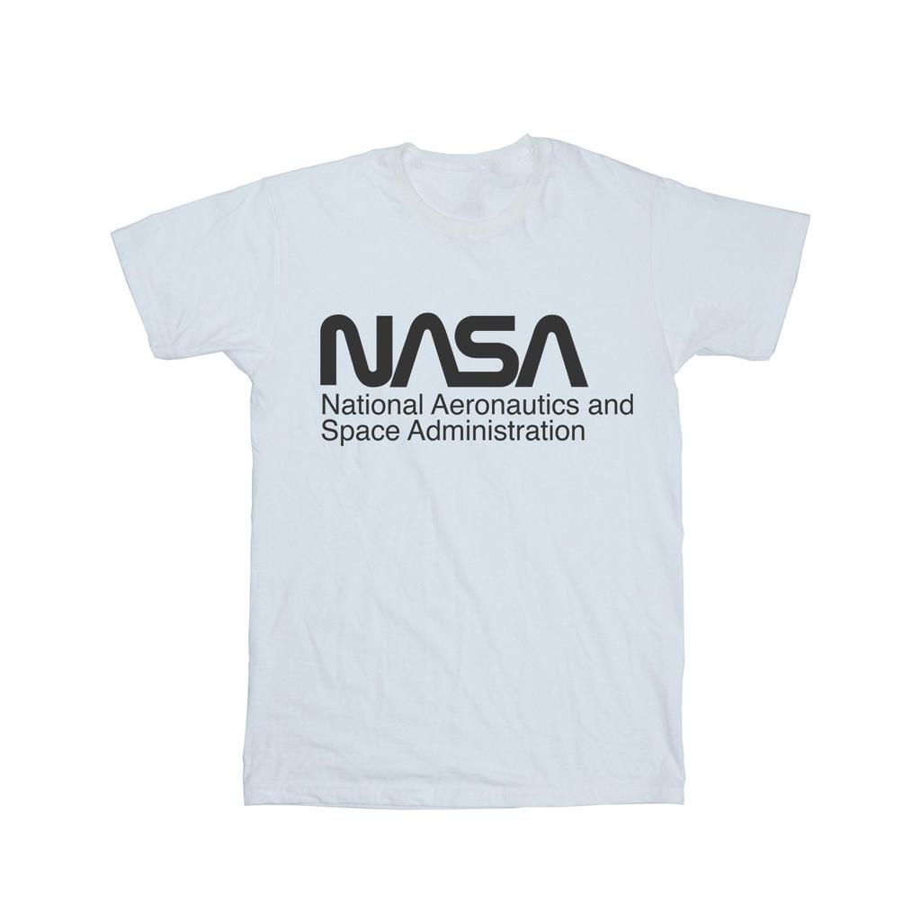 NASA Womens/Ladies Logo One Tone Cotton Boyfriend T-Shirt