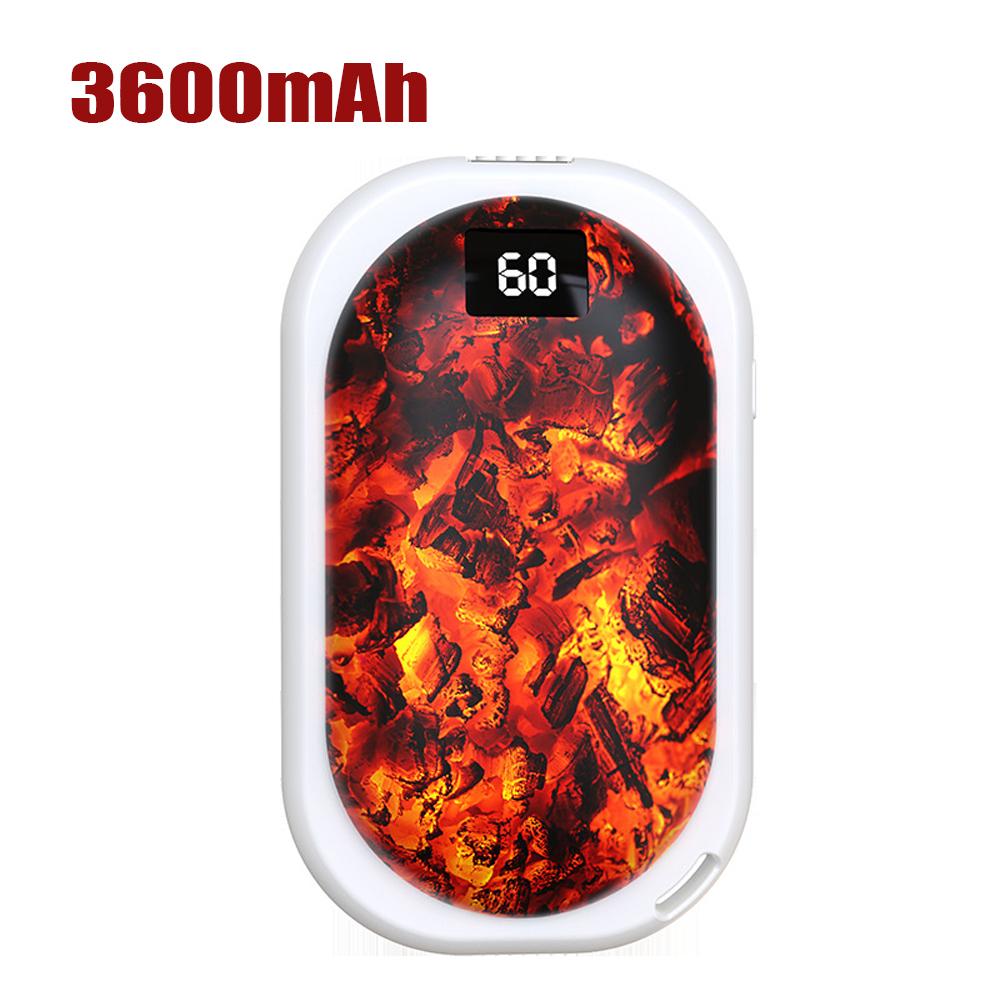 2-In-1 Portable Hand Warmers with 3 Adjustable Temperature USB Rechargeable Hand Heater Power Bank
