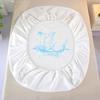 2025 New 99% Waterproof Solid Bed Fitted Sheet Nordic Adjustable Mattress Covers Four Corners with Elastic Band Anti-mite&Washable