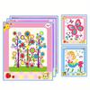 5/10pcs Button Mosaic Art Painting Kit DIY Cartoon Design Sticker Crafts Home Decorative Painting Back to School Gift Reward JXB