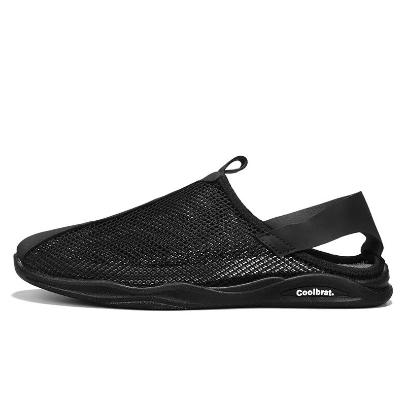 Man Beach Sandals for Men 2024 Summer Men's Sandals Free Shipping Men's Comfortable Slipper Man's Leather Sandal Trend Trending