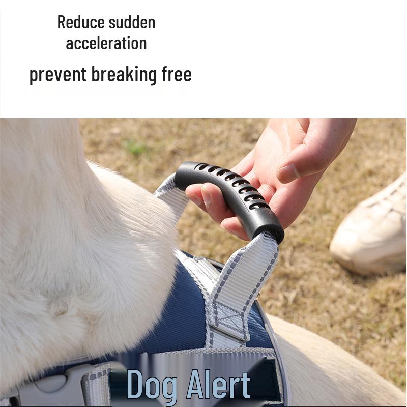 Hundegeschirr Weste mit Leine - Verstellbarer Brust-Rücken-Stil für kleine und große Hunde