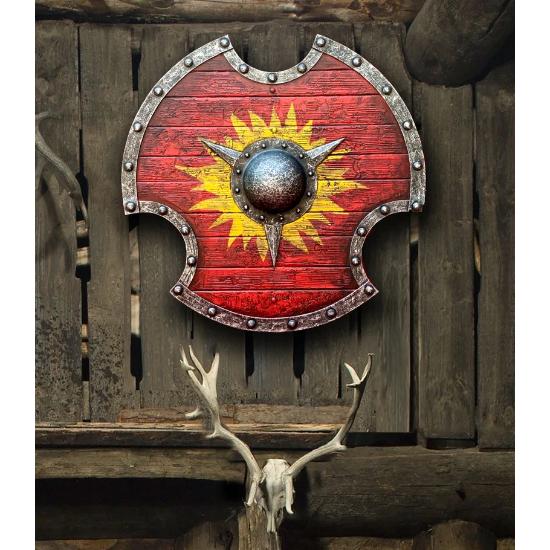Medieval Halloween Valkyrie Authentic Viking Wood Shield Valhalla Shield