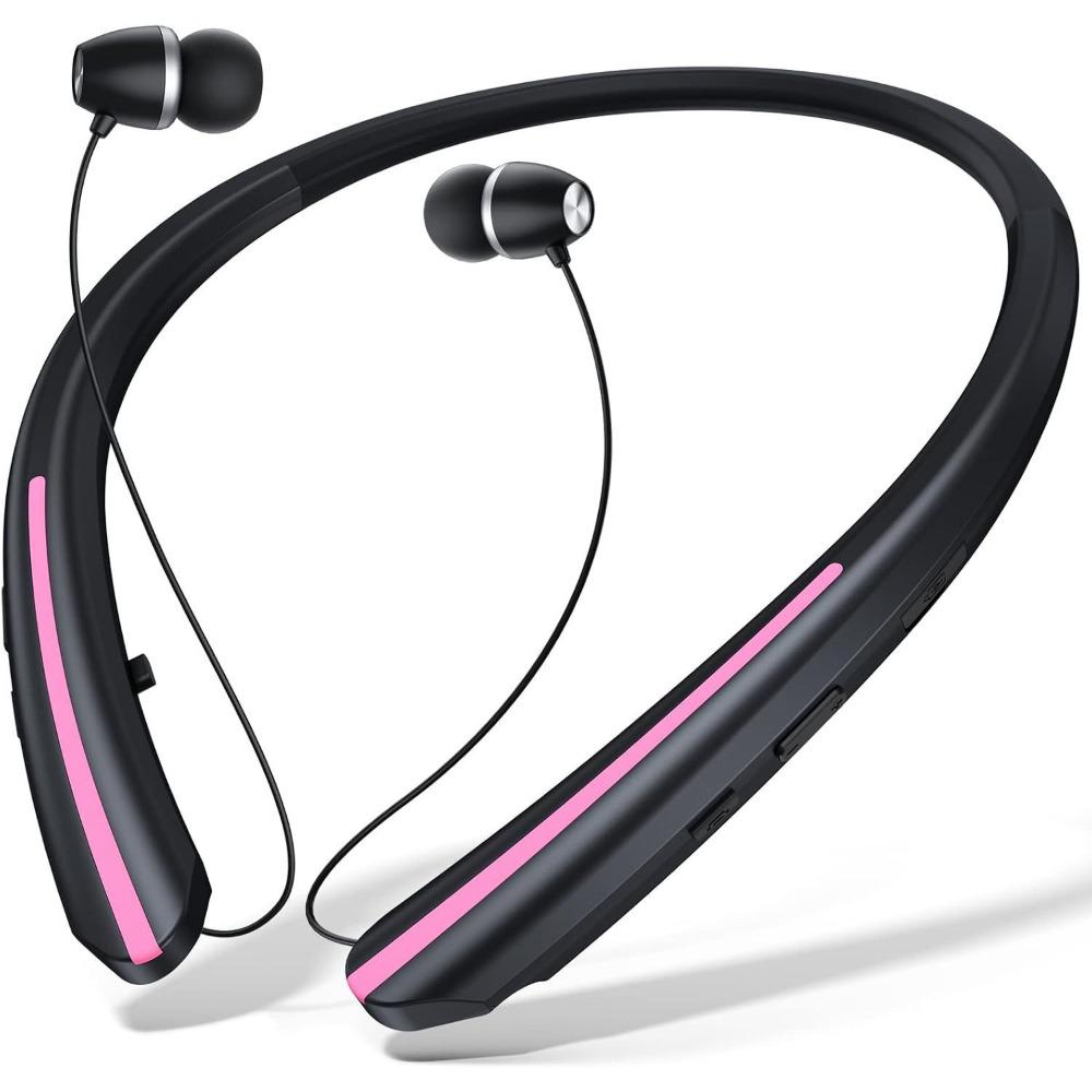 Waterproof Bluetooth Earbuds Noise Cancelling In Ear Headphones Neckband Wireless Earphone Commute