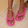 New Eva Pool Flip Flops Women 2025 Summer Clip Toe Soft Non-Slip Pillow Slippers for Woman Lightweight Flat Heel Beach Slides