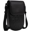 Calvin Klein Casual Minimalist Letter Embossed Commuter Portable Flap Phone Bag Men Crossbody Bag Space-Black HP2095-001