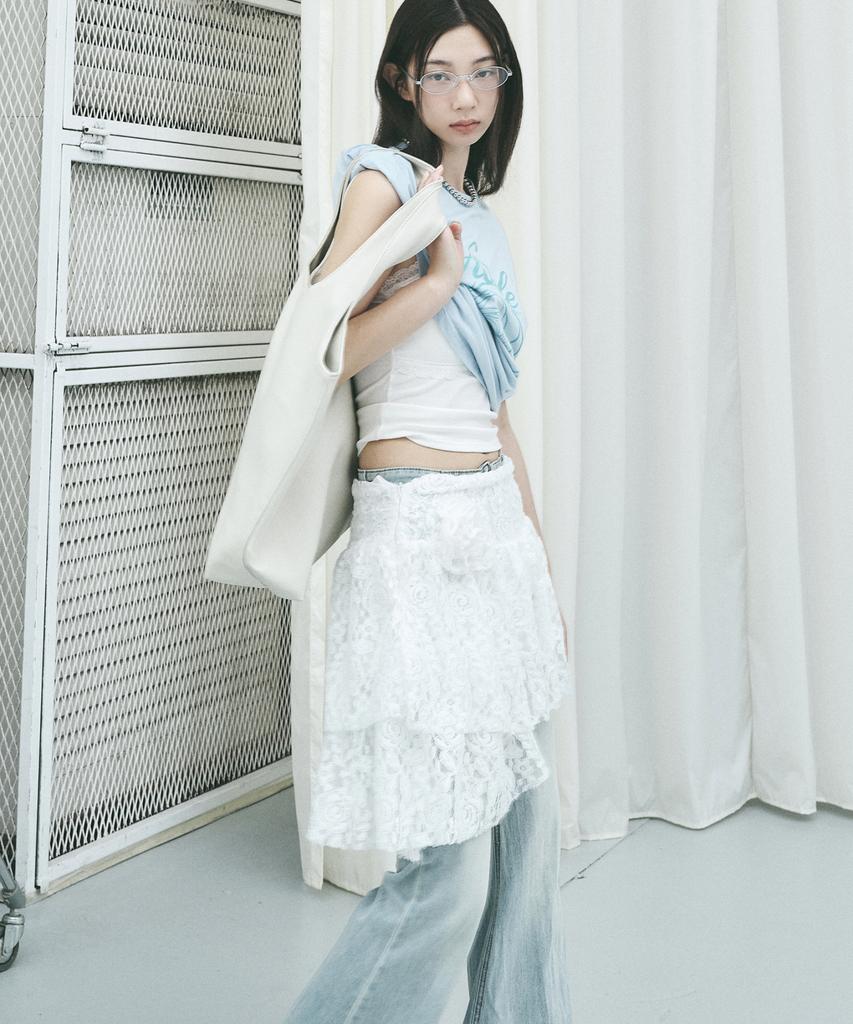 Nick&Nicole Crystal Nicole Big Shopper Bag_Cream
