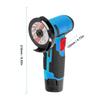 19500RPM 12V Cordless Angle Grinder | Diamond Cutting/Polishing/Grinding | Mini Rechargeable Multi-Function Tool | amabilis