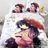 Anime Kawaii Sexy Meisje Beddengoed Set Jongens Meisjes Eenpersoons Tweepersoons Maat Dekbedovertrek Kussensloop Bed Kinderen Volwassenen Mode Hometextiel